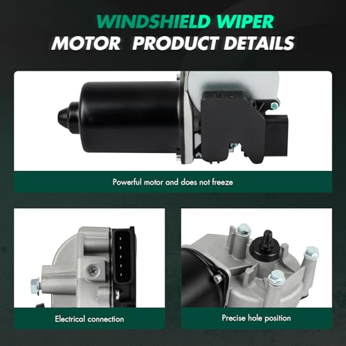 Image of SCITOO Windshield Wiper Motor Compatible for Hyundai for Veloster | Direct fit for 2012-2017 For Hyundai For Veloster|Replaces OE 98110|854516|5 Pins|Fit for Front Wiper Motor