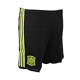 Farbe: Schwarz/Neongelb adidas 2014-15 Spain Away Football Shorts (Player Version)