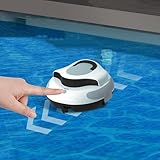 Limpiador de piscinas inalámbrico, alimentado por batería, hasta 92㎡, profundidad máxima de inmersión 300cm, estacionamiento automático, resistencia al agua IPX8, aspirador para piscinas elevadas