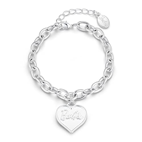 Barbie Chunky Heart Bracelet - Silver