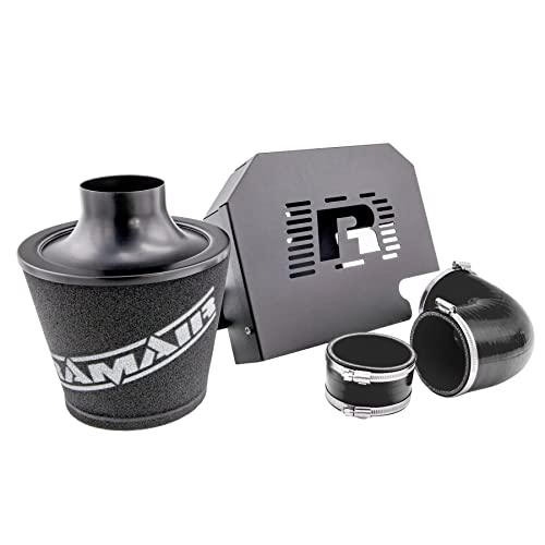 Kit d'induction Ramair SR-225-BK en silicone noir pour une admission haut de gamme