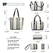 2E-youth Designer Purses and Handbags for Women Satchel Shoulder Bag Tote Top Handle Bag (0A-stripe-grey)