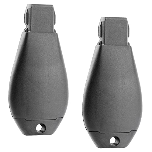 Télécommande clé voiture Dodge Chrysler Jeep | Lot de 2 boîtiers d'origine KeylessOption - 2