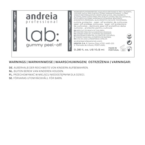 Andreia Professional Gummy Peel Off, LAB Nail Treatments - Image 4