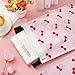 Whaline 100Pcs Cherry Poly Mailer 10 x 13 Inch Pink Bow Fruit Mailing Bag Valentine Cute Self-Sealing Plastic Packaging Envelope Bag for Small Business