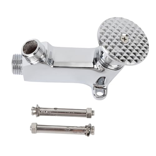 Pwshymi Válvula de Pedal para Grifo, Control de Agua sin Contacto con Pie único con Mecanismo de Ahorro de Agua, para Grifo de Lavabo de Baño