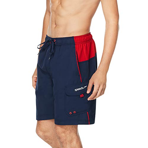 Image of Speedo Men's Marina Sport Volley, Knee Length Swim Trunk