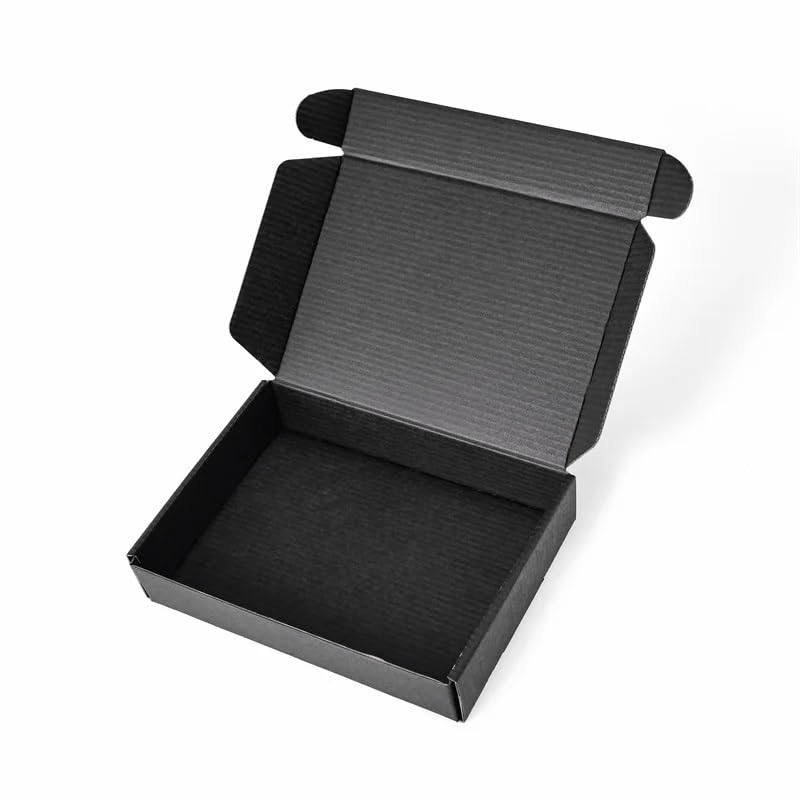 Sacchetti carta regalo kraft Scatole regalo Kraft 10 pezzi/Cartone Kraft Cartone da imballaggio in cartone bianco nero Festival Confezione regalo for feste Supporti in cartone for sapone (Color : B