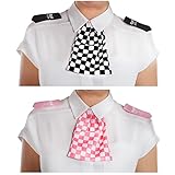  POLICE WPC épaulettes et à carreaux écharpe ensemble super pour FLICS ET VOLEURS déguisement accessoire - Rose