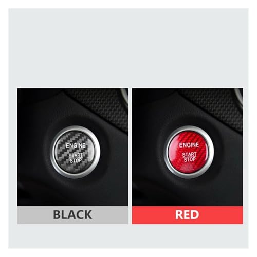 Couvercle bouton arrêt démarrage carbone GLS pour passionnés auto