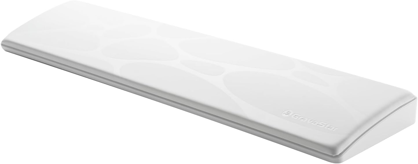GravaStar 75% Keyboard Wrist Rest Pad - White