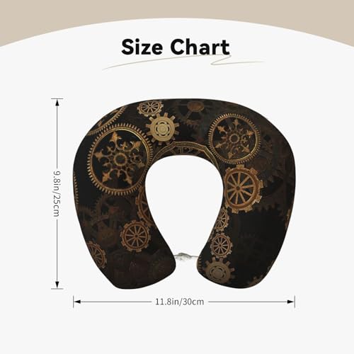 Almohada de espuma viscoelástica U 25 cm x 30 cm negra miniatura 5