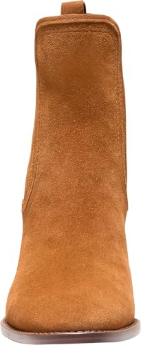 Cole Haan Cole Haan Women's Janelle Chelsea Booties, Tobacco Suede, 7-B US