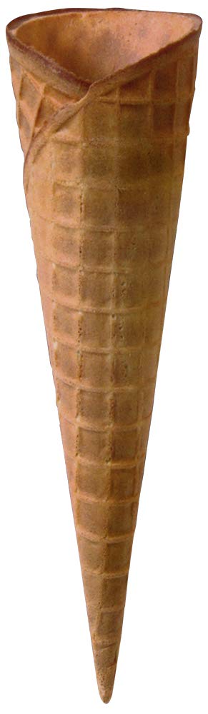 Lot de 250 cônes pour glace format petit en papier gaufré sans gélatine cônes Wafer Small Gluten Free Ice Cream pour glaces