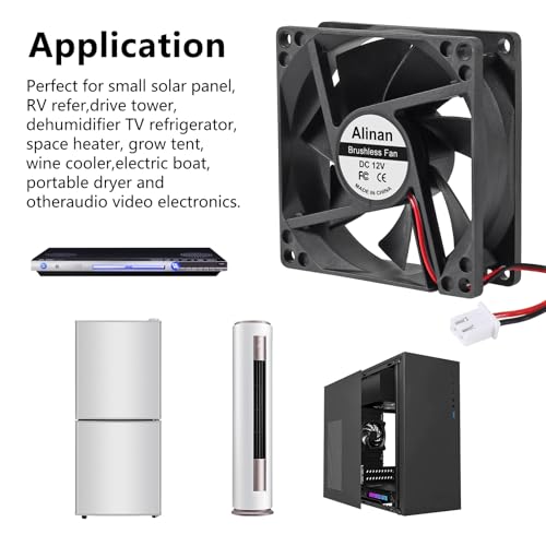 Ventilateur d'échappement 80mm 12V pour refroidir vos installations de maison connectée
