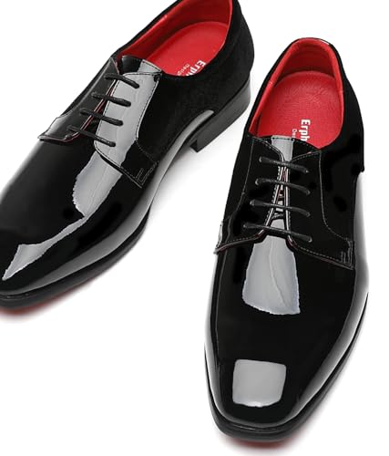 Men's Blake Oxfords Patent Leather Comfortable Dress Wedding Party Shoes3