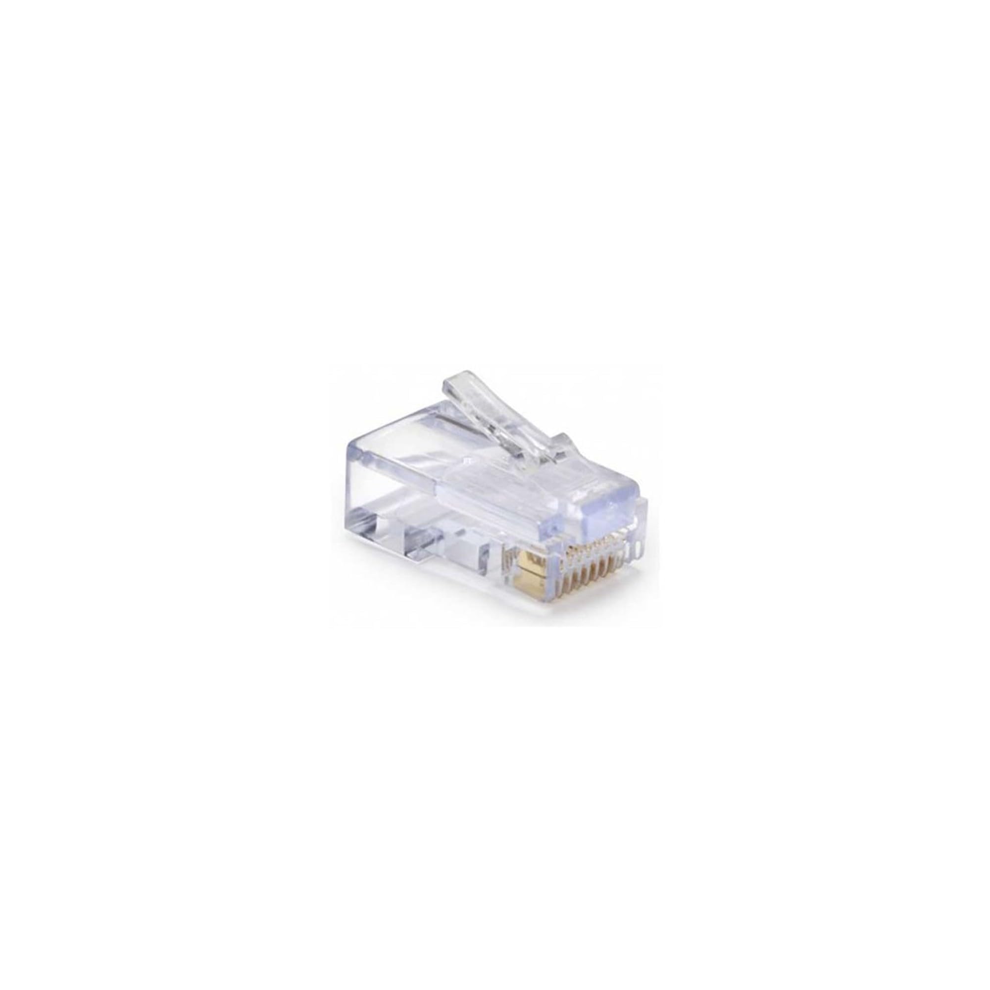 Jakelove 202016J EZ-RJ45 Cat 6 Stecker und Zugentlastung, Kombi-Set, 50-teilig