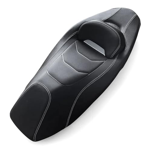 ホンダ対応 PCX125/150/160(JK05/JK06/KF47)用 黒レザー調&カーボン調 カスタム シート完成品 純正サイズ TOKUTOYO(トクトヨ)