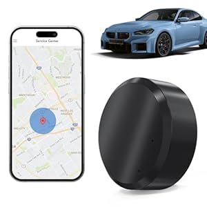 Mini GPS Tracker for Vehicles: Tracker Device for Vehicles No Subscription No Monthly Fee Car Tracker Device Hidden Magnetic Real-Time Tracking for Cars Kids Dogs (GF11-02)