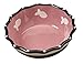 Ethical Products Glossy Stoneware pet dish - Hygienic and easy to clean - Contemporary Ruffle Dish for Cats