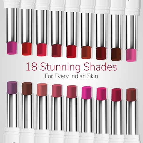 Image of Mila Beaute 24 Hrs Locked In Lips Transfer Proof Lipstick | Enriched With Mango Seed Butter & Hyaluronic Acid | Transfer Proof Formula with Velvety Texture | Smudge Proof & Highly Pigmented | Shade - (Fresh Rose, 3.2g)