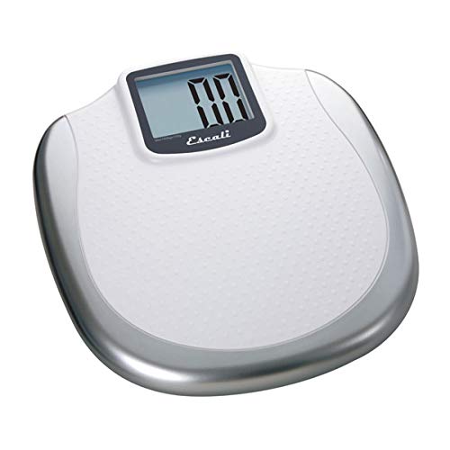 Escali Extra Large Display Digital Bathroom Scale For Body Weight With Easy-To-Read Display And Non-Slip Platform, Extra-High Capacity Of 440 Lb, Batteries Included #TOP5