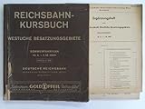  Reichsbahn-Kursbuch Westliche Besatzungsgebiete. Sommerfahrplan 15.5.-1.10.1949