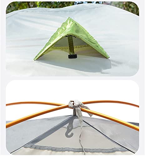 Parasol de playa antisol con doble puerta de cremallera fácil de armar 4