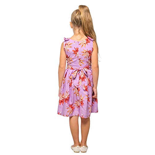 Image of Miss Lavish London Kid Dress for Girls, Shoulder Bow Printed Party Dress, Summer Dress for Girls, Kids Printed Dress for Birthday, Vacation, Wedding & Festival Girls Dresses
