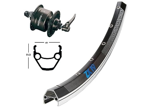 Roue avant vélo V-Rad 26x1.75 avec dynamo moyeu Shimano 3N72