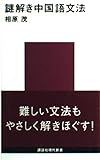 謎解き 中国語文法 (講談社現代新書)