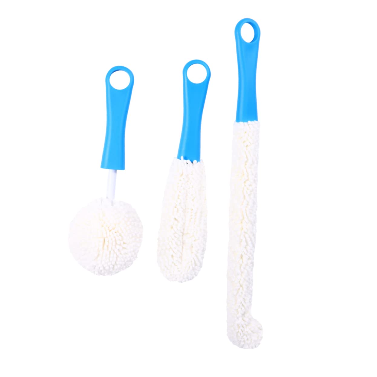 Healvian 9pezzi Spazzole Per Pulizia Flessibili Per Bottiglie Multi-funzione Per Casa e Cucina Per Decanter e Bicchieri
