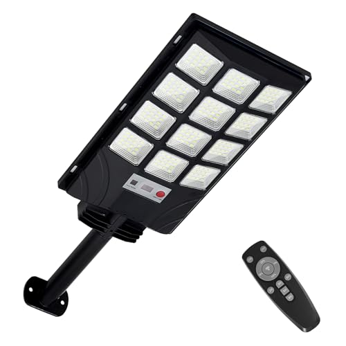 Sodwot大型 ソーラー街灯 ソーラーライト 屋外 防水 2025新モデル 20000ルーメン 5つ知能モード 人感センサー 6000mAh大容量電池 超高輝度 防犯 自動点灯/消灯 ガーデン/壁掛け/庭先/表玄関/駐車場/停電時適用 地震 津波 台風 防災対応 1個の画像