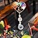H&D HYALINE & DORA Suncatcher Window Hanging Tree of Life Heart Shaped Crystal Ball Prism Drop Pendant