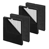 PUREBURG Replacement Filter Compatible with Dr.Prepare DAP01 Air Purifier, 4 x H13 True HEPA & 8 Activated Carbon Pre-Filters For Air Clean Dust VOCs Odor