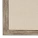 DesignOvation Beatrice Framed Linen Fabric Pinboard, 23x29, Rustic Brown
