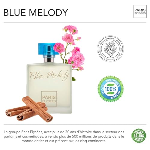 Perfume Importado Paris Elysees Eau De Toilette Feminino Blue Melody 100ml