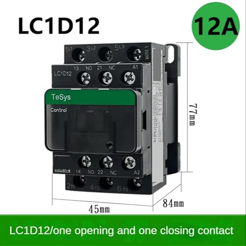 Contacteur tripolaire CA LC1D18 inverseur 220V triphasé commande 3P - 5