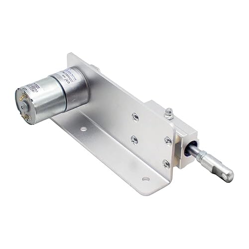 Miniatura 7 de Actuador lineal de ciclo alternativo de bricolaje DC 12V Mini Gear Motor telescópico ajustable con controlador de velocidad carrera 1520251.181 in