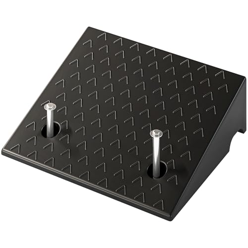 bimiti Bordsteinrampen Gummi 49x41x13.8cm Auffahrrampe Rampe Rollstuhl Türschwellenrampe 13.8cm Hoch für Auffahrt, Auto, Rollstuhl, Laderampe, Motorrad, Fahrrad Auffahrrampe Nur für den Außenbereich bimiti Bordsteinrampen Gummi 49x41x13.8cm Auffahrrampe Rampe Rollstuhl Türschwellenrampe 13.8cm Hoch für Auffahrt, Auto, Rollstuhl, Laderampe, Motorrad, Fahrrad Auffahrrampe Nur für den Außenbereich