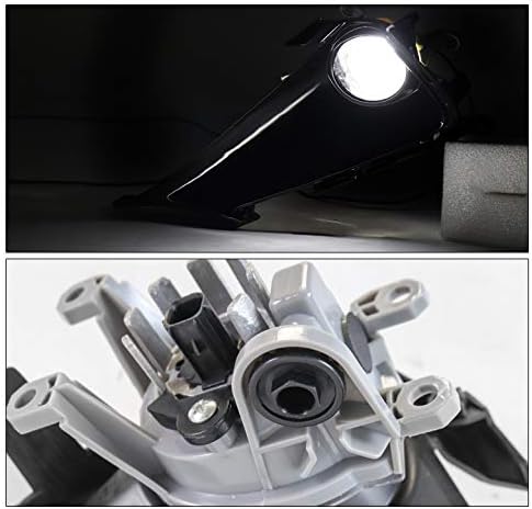 Front Bumper Driving LED Fog Lights Lamps Chrome Compatible with 2019-2021 Toyota Corolla Hatchback 4-Door