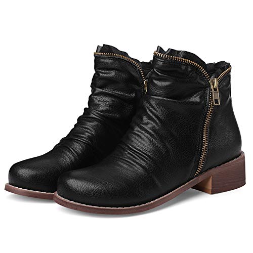 Women Boots with Zipper and Block Heel4