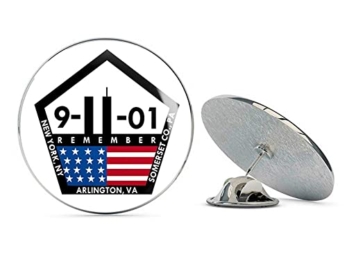 Pentagon, Fight Terrorism 911Metal 0.75" Lapel Hat Pin Tie Tack Pinback2