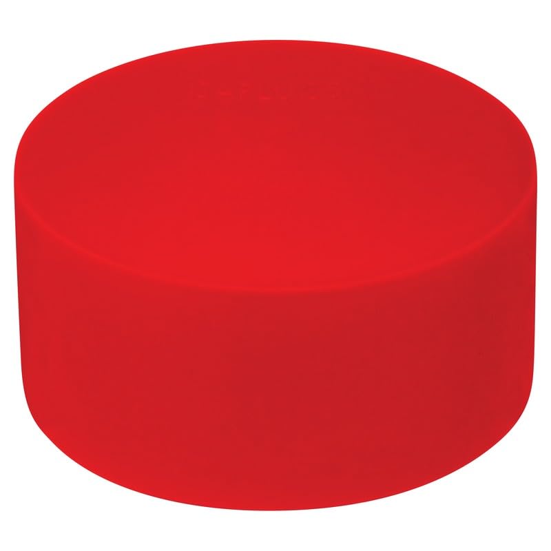 Image of Caplugs SC-1 /2-24 SC Series - Plastic Sleeve Cap for Tube Ends, 100 Pack, Red LD-PE, 0.500 inch W x 1.50 inch L Threaded and Non-Threaded Tubing, Rods, Masking, Painting, Plating, Grit-blasting (99394769)