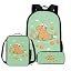 Floral Capybare Green
