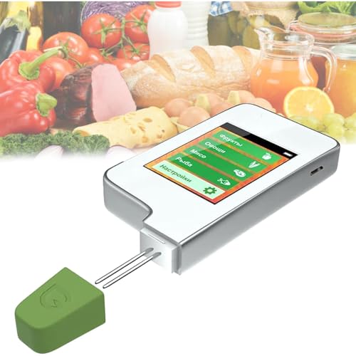 McbeAn Food Nitrate Tester, Fruit/Vegetable/Meat/Fish Quality Tester, Environmental Radiation Detection, Nitrate Detection Range 0-9999mg/kg, Accurate Reliable