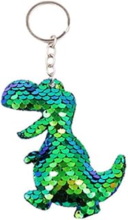 CrownOfRibbons Dinosaur Keyring children, Boys Toy Trex Monster, School Bag Accessory