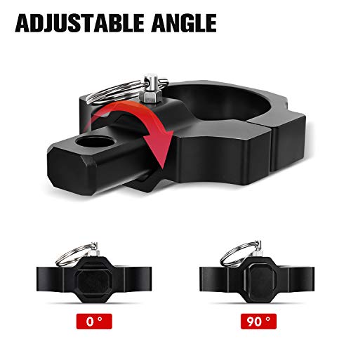 Mounting Bracket for LED Whip Lights, AAIWA LED Light Whip Antenna Mount Bracket for UTV ATV - Fits 1.8" to 1.9" Rollbar Cage