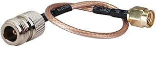 Rf Wire Connector N Female to SMA Male with Coaxial Cable Rg316 15cm(0.5feet) Used for Marine VHF Radio Applications. Ships from USA