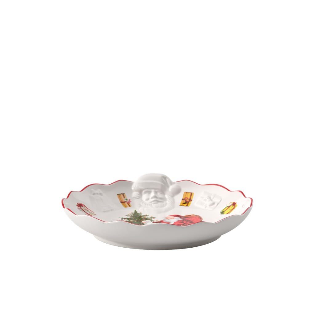 Villeroy & Boch 14-8332-3614 Gebäckteller, Porzellan, Weiß/Bunt